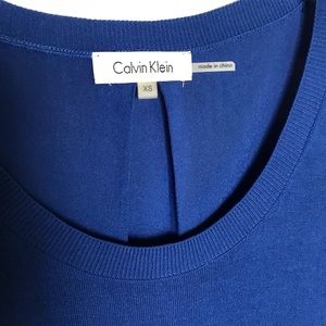 Calvin Klein NWOT sleeveless top royal blue